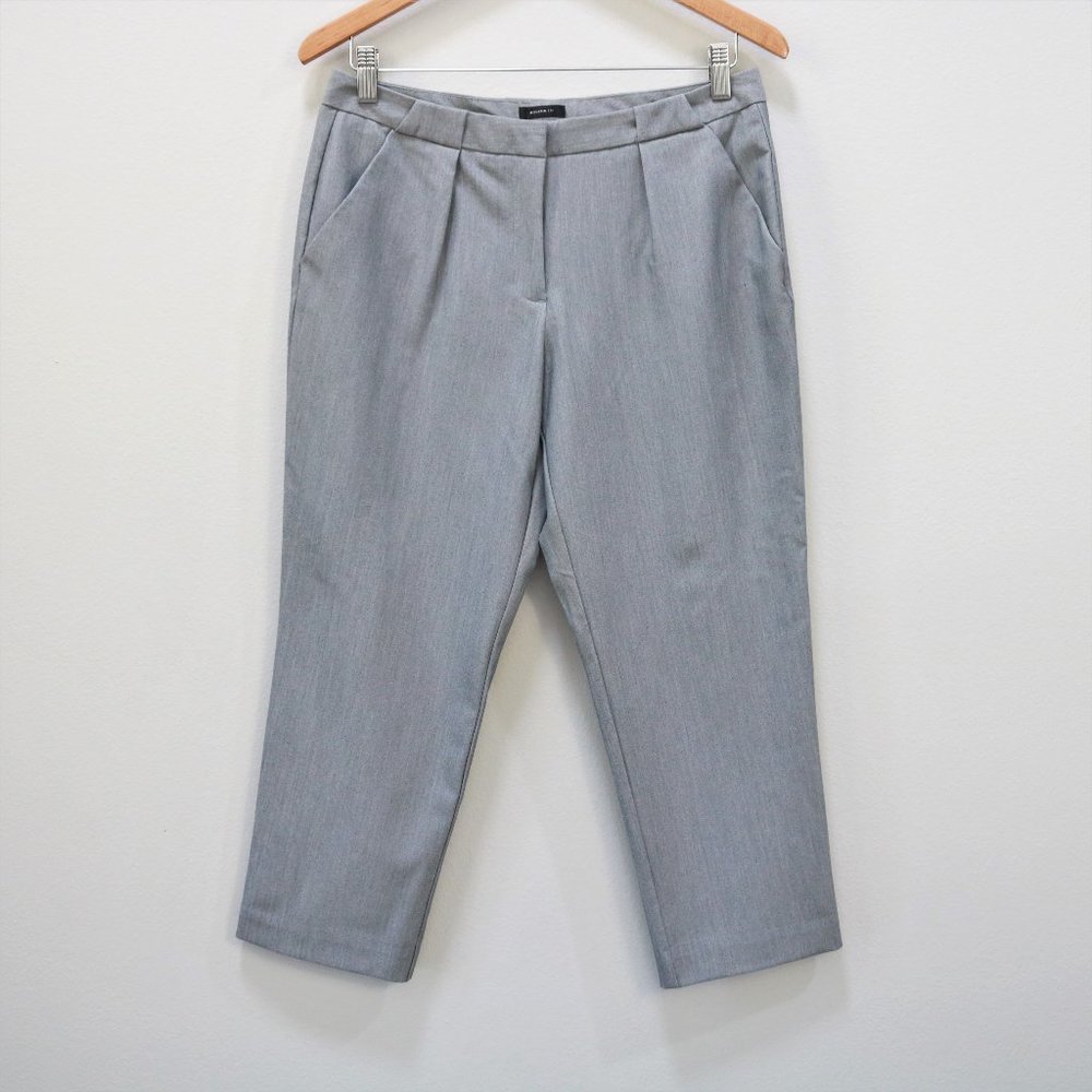 Worthington Gray Modern Fit Tapered Trousers Pants Women’s Size 6